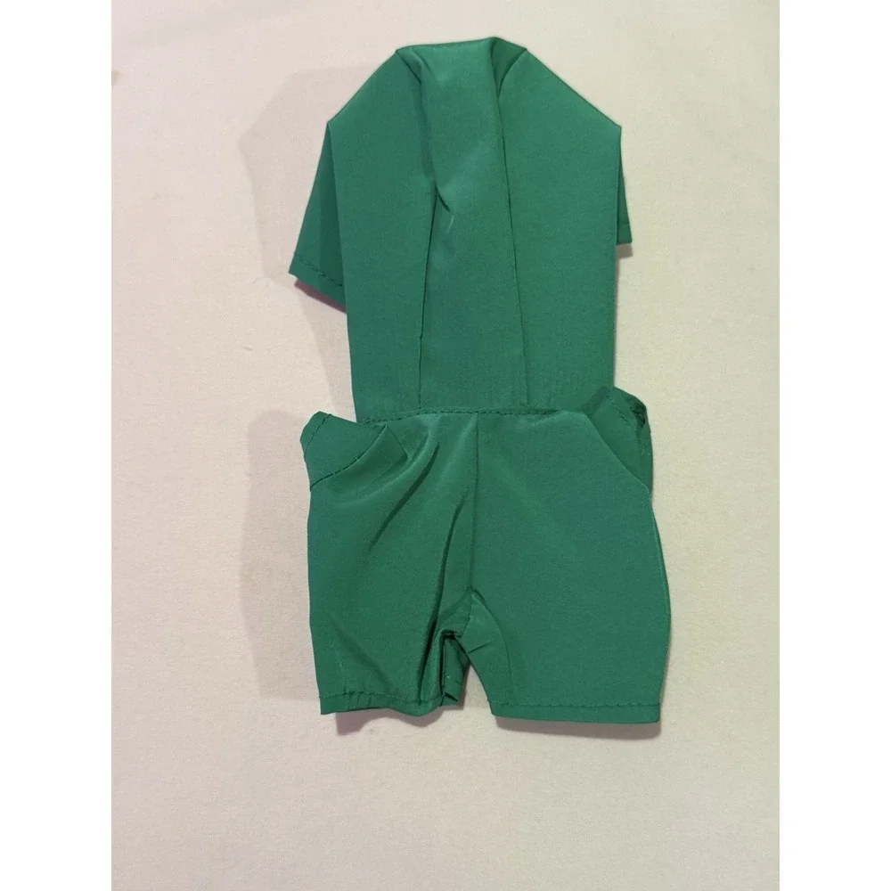 Labubu green outfit with‎ white triangle symbol Squid Game
